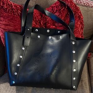 Stella McCartney Black Studded Tote